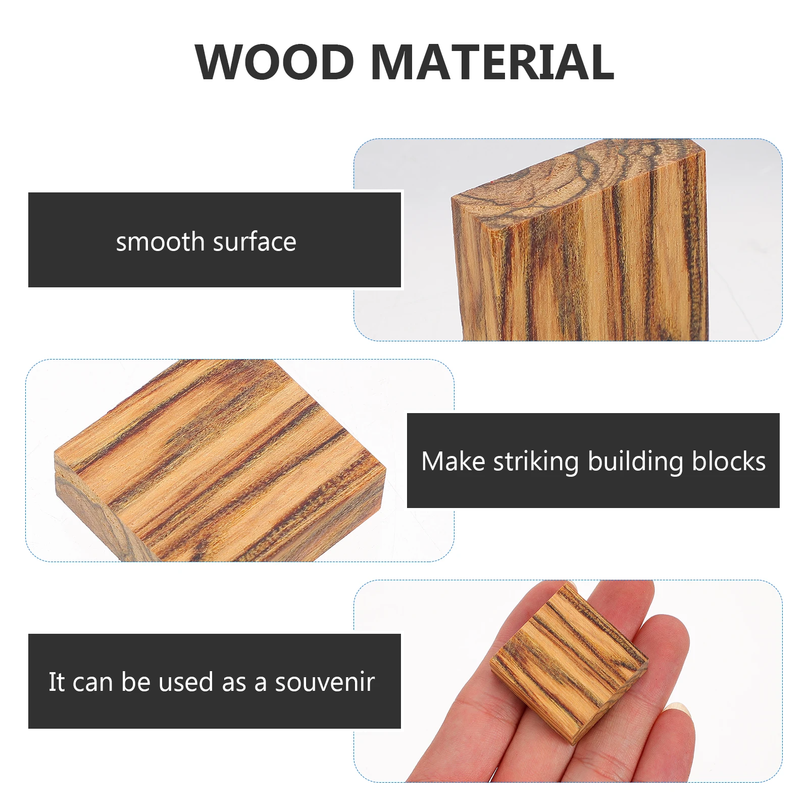

24 Pcs Wooden Rings Crafting Smooth Surface Engravable Diy Material Wood Blocks Carving Art Supplies Safe Classroom Use