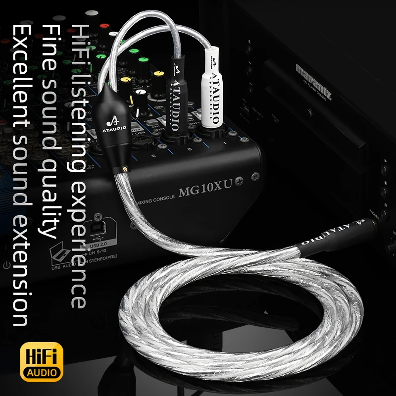 ataudio-hifi-65mm-デュアル65mmオーディオケーブル-occ銀メッキコア-65-trs-デュアル65-tsコード-オーディオミキサーアンプ用
