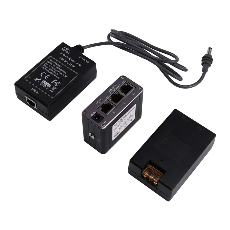 

AU61-24V DC вход POE инжектор-разветвитель для Starlink Mini Industrial Max 65W выход 10/100/1000 Мбит/с