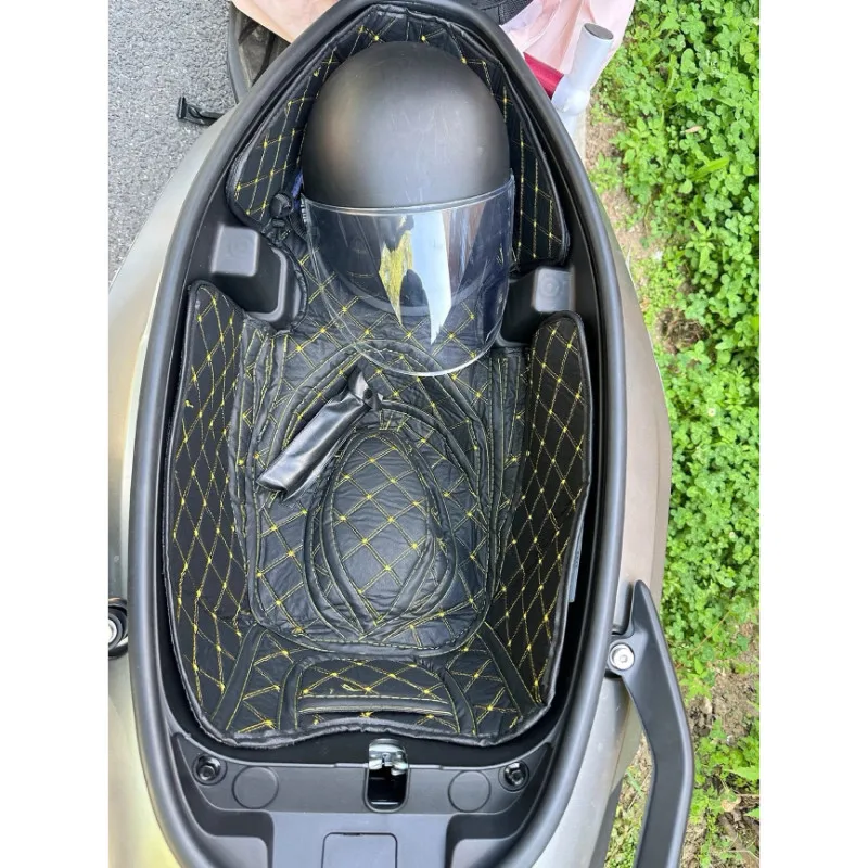 دراجة نارية بولي مقعد مقعد دلو غطاء الوسادة ل SYM Joymax 300 الداخلية بطانة برميل وسادة حماية غطاء مقصورة الملحقات