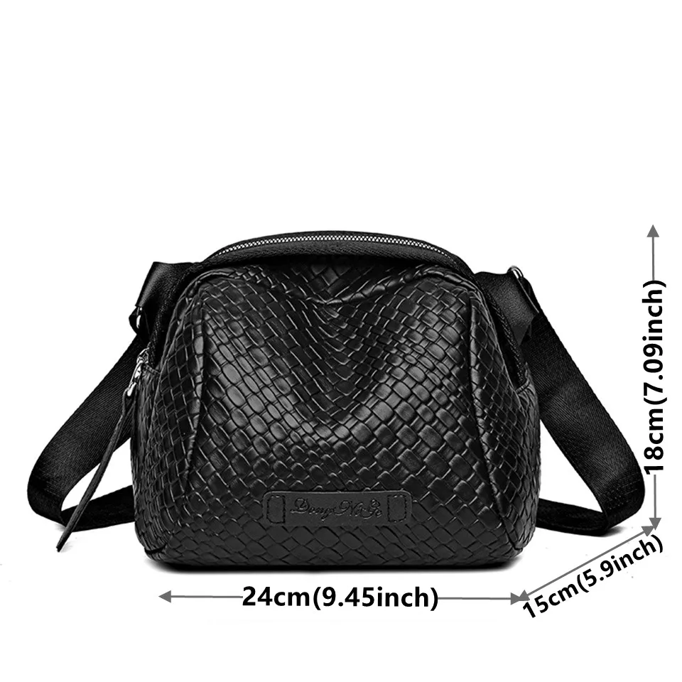 Damskie torby Crossbody Retro rekreacyjne Pu skórzane designerskie wodoodporne damskie wysokiej jakości wszechstronne torby z nadrukiem na ramię