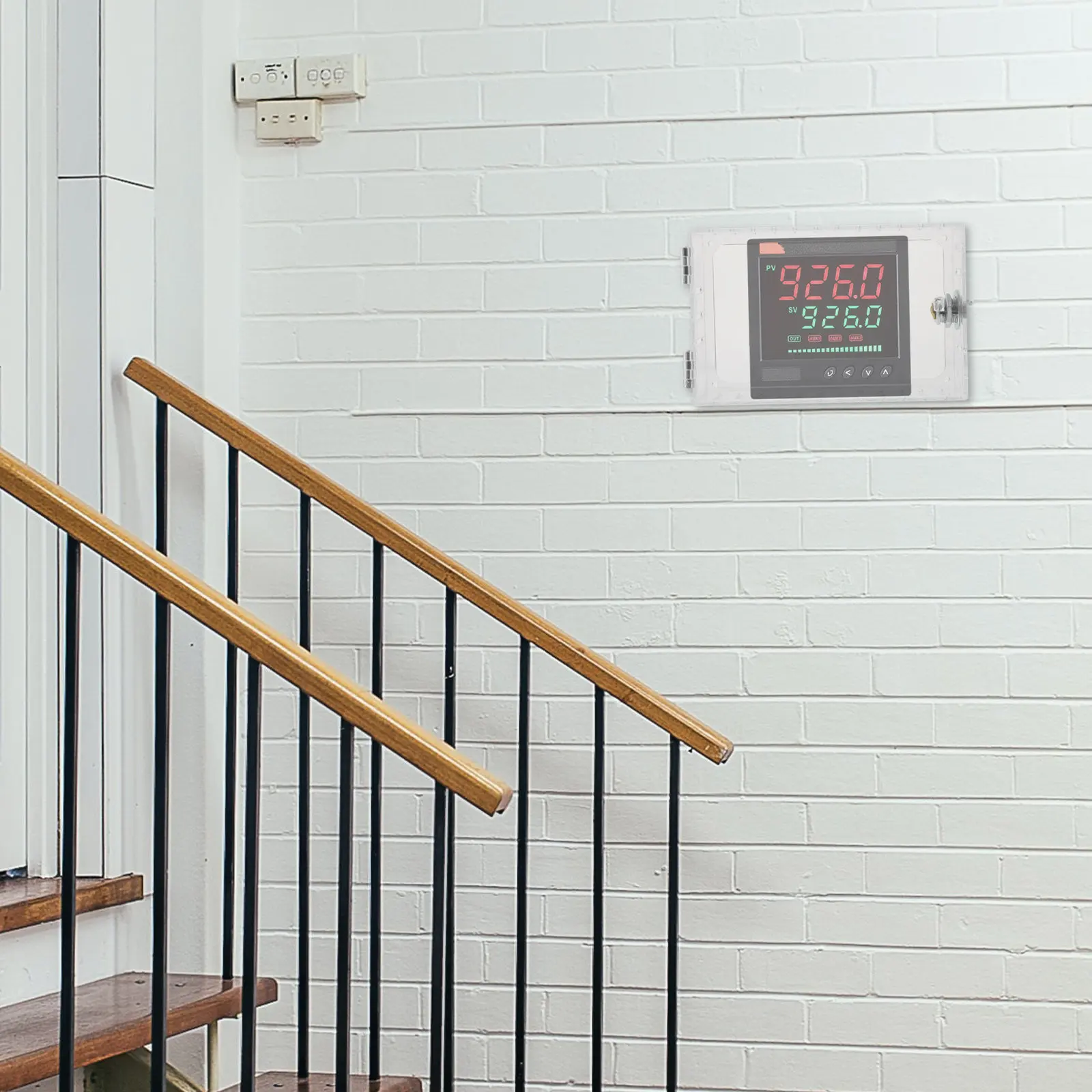 

Комплект: Защитный бокс для термостата, усиленный, универсальный, прозрачный, с замком, для крепления на стену