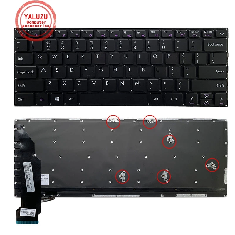 

US English NEW Laptop Keyboard For AVITA PURA V14 NS14A6 DK284-1 DK285 NS14A2 NS13A2 DK-284D 342840015