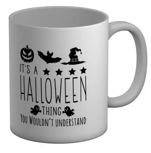 Life would be Boring without Halloween White 11oz Mug Cup