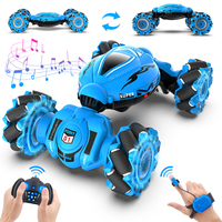 4WD RC Car Toy with Light Music Remote Control Drift Car for Kids Gesture Sensor Watch Control RC Stunt Car Off Road Toy Car