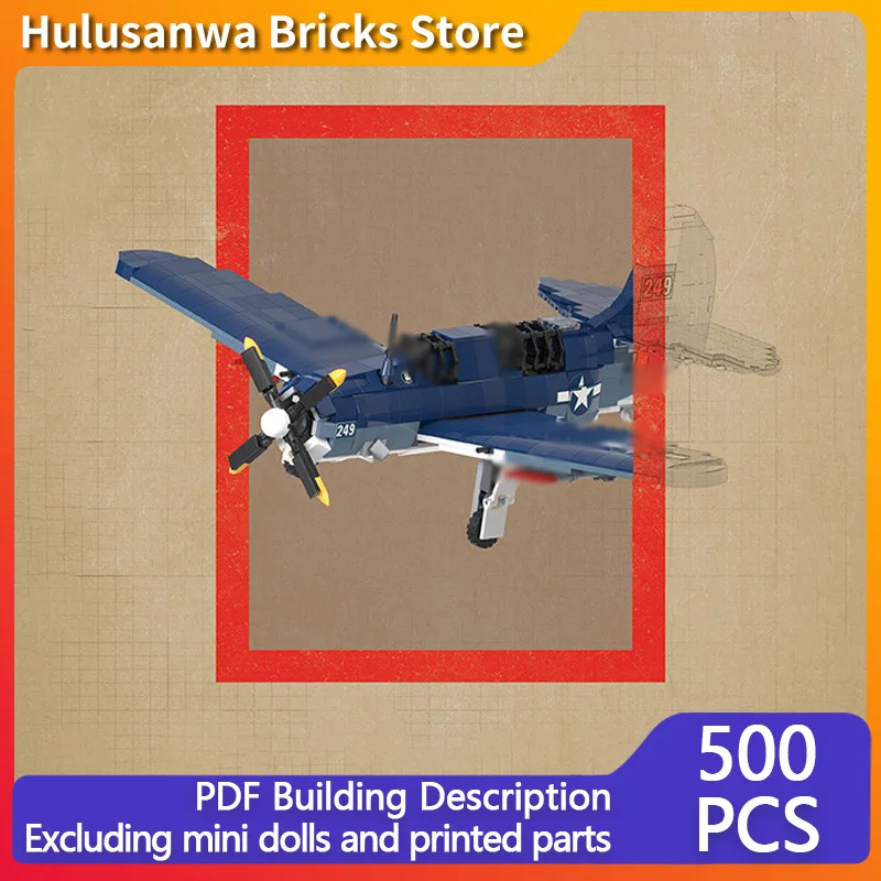 

SB2C WW2 Military Bomber Model MOC Building Bricks War Equipment Modular Technology Gifts Holiday Assemble Children Toys Suit