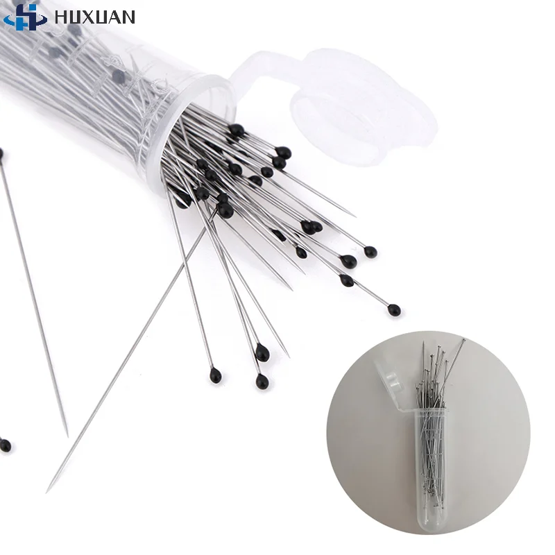 100/300/500 Pieces Insect Pins Stainless Steel Specimen Needle With Plastic Box For School Lab Entomology Body Dissection