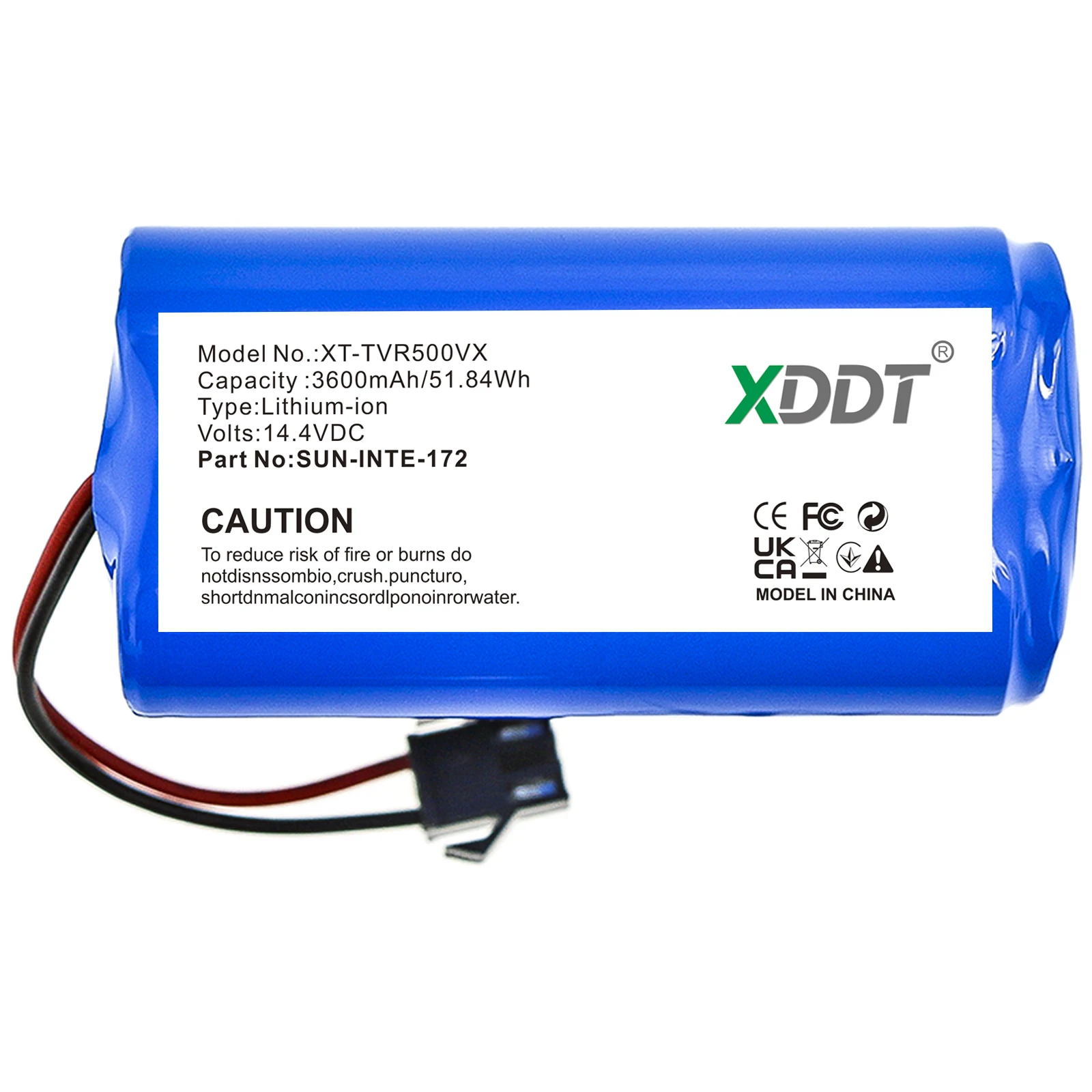 3600mAh Battery For Coredy  R500 R550 R750-1600Pa R500+ R300 R650 R3500 R3500S R600 R580 Sencor  SRX-0911 SRV 9150WH DK600