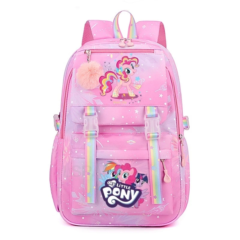 My Little Pony Women's Backpack Boys Girls Bookbag Bag Cartoon kawaii Student Teenager Schoolbag Rucksack Mochila Birthday Gift