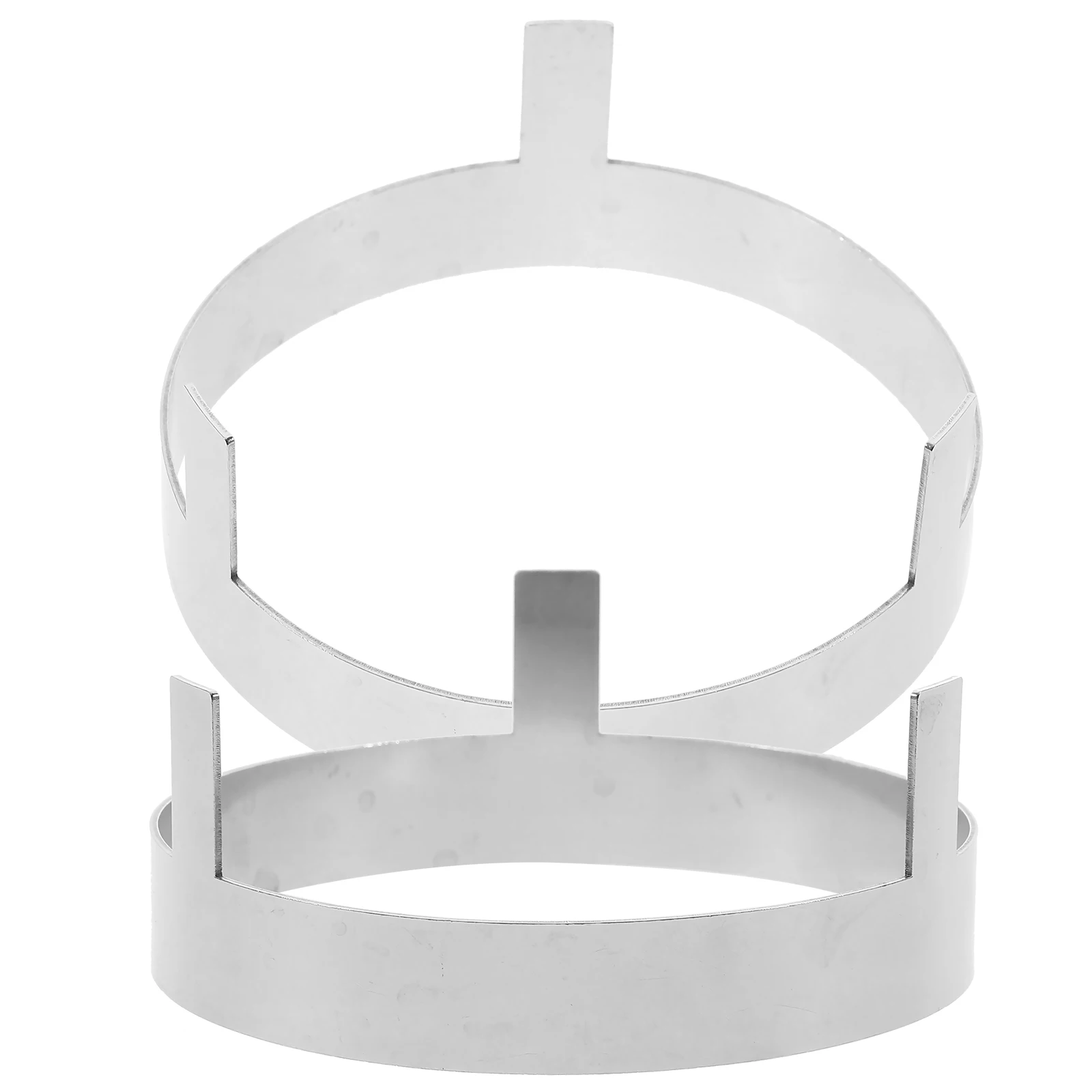 

2Pcs Coconut Soup Organizer Stainless Steel Storage Holder Kitchen Accessories Simple Generous Design Wear Resistance