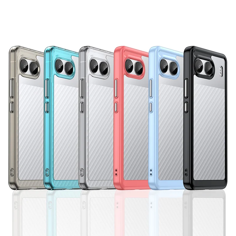 For Oneplus Nord 4 Clear Case Oneplus Nord 4 Cover Coque Funda Hard Translucent Soft Frame Shockproof Phone Bumper Oneplus Nord4