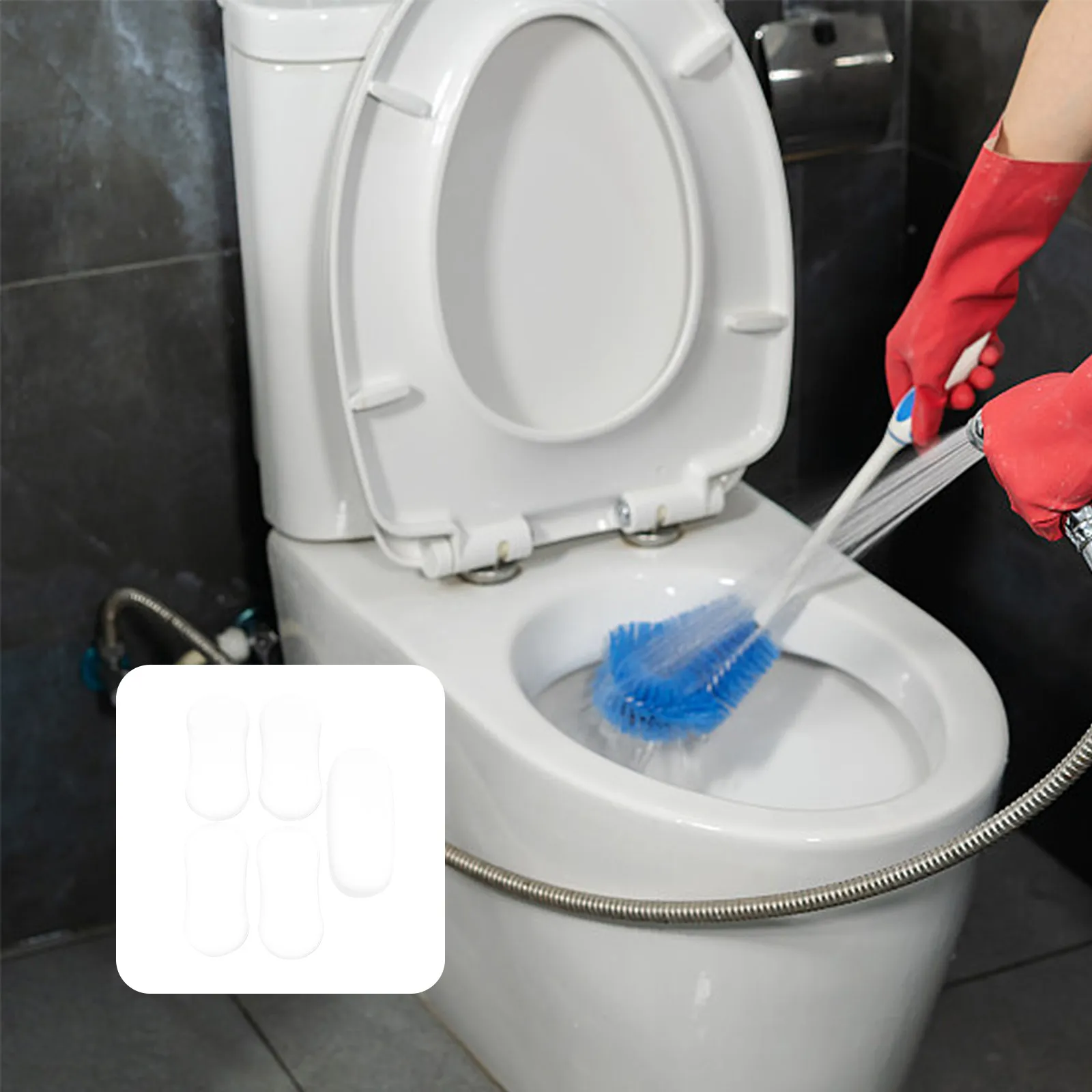 

15Pcs Mute Toilet Lid Pads High-Quality Adhesive Cushioning Pads for Sturdy Noise-Reducing Toilet Seat Protection Long-Lasting