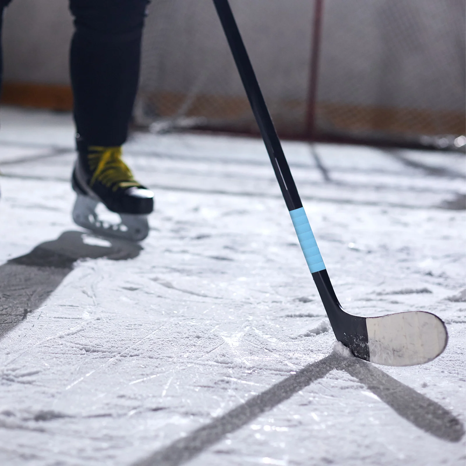 

1 Roll Hockey Racket Tape Wear-Resistant Non-Slip Elastic Adhesive Tape for Ice Hockey Stick Handle Comfortable Long-Lasting
