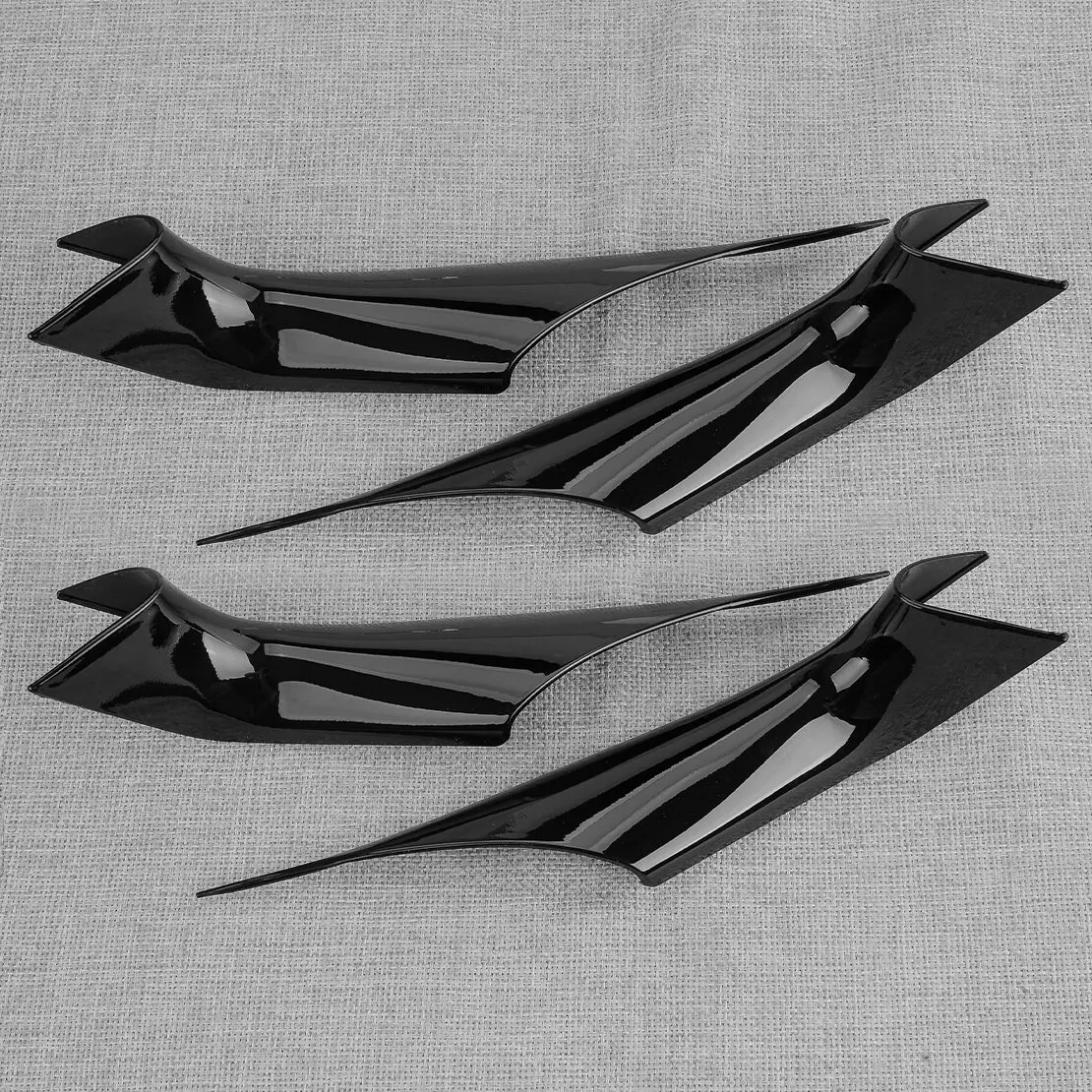 

2 пары черных внутренних дверных ручек, накладка из АБС-пластика, подходит для BMW 5 серии G30 G31 G38 2018 2019 2020 2021 2022 2023