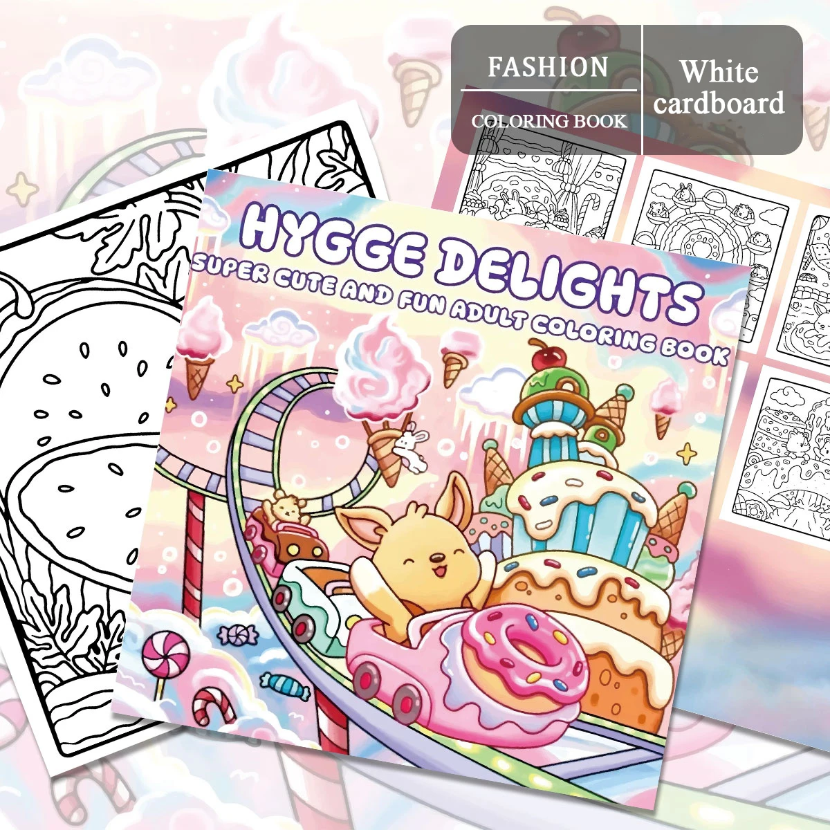 소녀 베스티 색칠하기 책, 생기 넘치는 장면, 쉬운 색칠하기, 가정용 부모-자녀 DIY, 휴식, 휴식, 창의력 향상