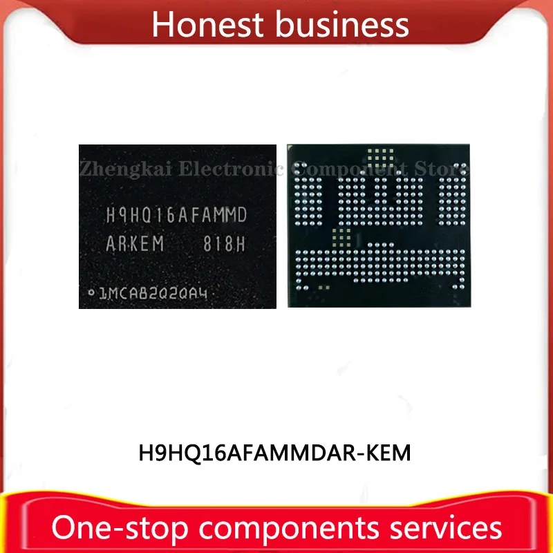 H9HQ16AFAMMDAR-KEM 100% working 100% quality EMCP BGA 128+64 chip mobile phone hard disk memory Computer storage H9HQ16AFAMMD