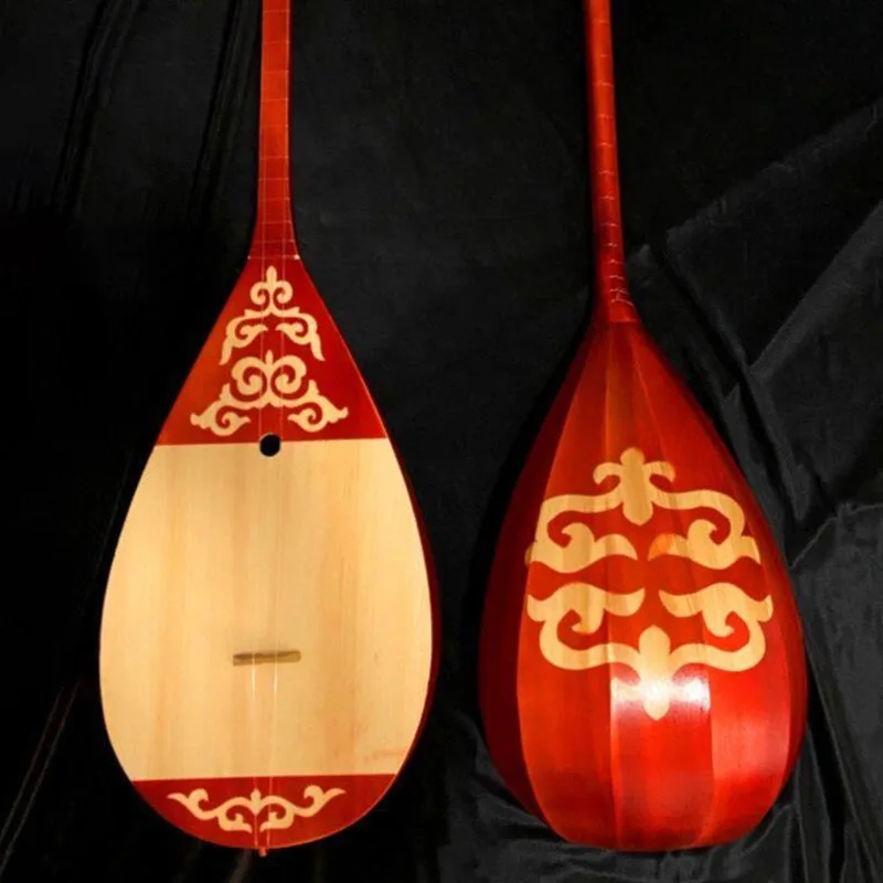 100CM Wooden Dombra Adults Beginner Handmade Dongbula Professional Performance Dombra Kazakh Traditional Plucking Instruments