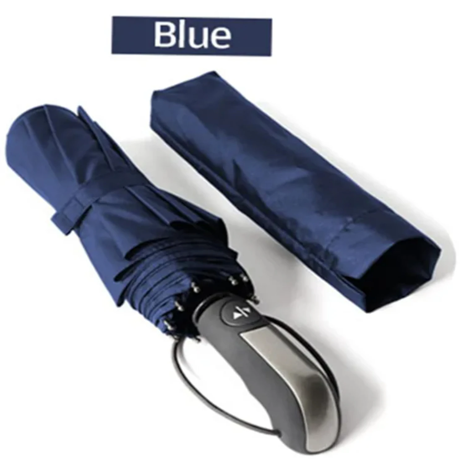 Wind Resistant Fully-Automatic  Rain Women For Men 3Folding Gift  Parasol Compact Large Travel Business Car 10K