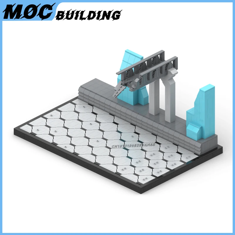 MOC Building Blocks Space Movie Famous Scene Planet Control Siege Battle Model DIY Assembly Bricks Collection Display Toys Gifts