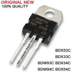 10PCS/LOT BD911 BD912 BDW93C BDW94C BDX33C BDX34C BDX53C BDX54C TO-220 N-channel Darlington Transistor New Original