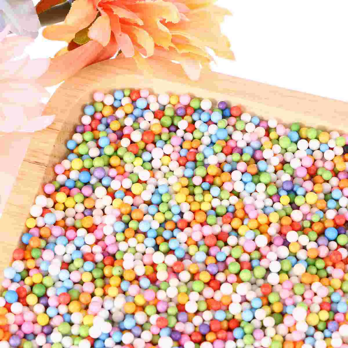 4 Bags Polystyrene Balls Small Mini Decorative Miniture Decoration DIY Craft Beads Child