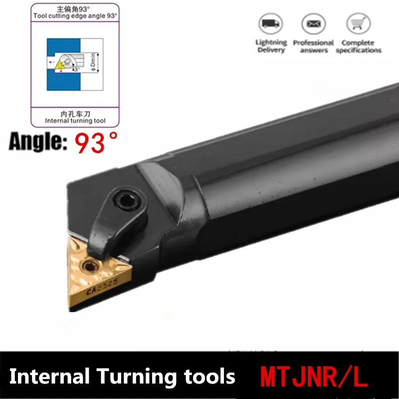 1PCS S16Q-MTJNR16 S20R-MTJNR16 S25S-MTJNR16 S32T-MTJNR16 CNC Turning Lathe tools Carbide Inserts TNMG160404  Lathe Cutting Tools