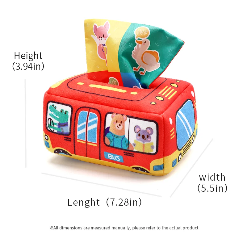 Baby drawing paper toy tear not break tissue box baby 0 1 years 6 months 2 + puzzle early education birthday gift Christmas gift