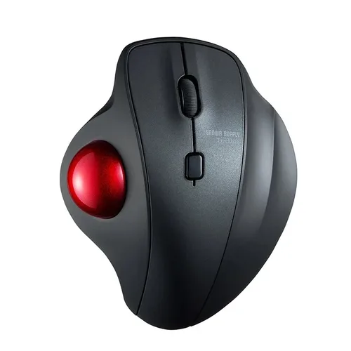 Ratón Sanwa Trackball con cable/inalámbrico/Bluetooth, ergonómico, detección óptica, diseño artístico, dibujo CAD, DPI, ratón de oficina ajustable