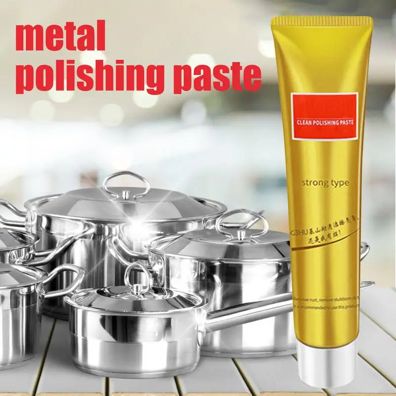 Metall politur Creme Rostent ferner Multifunktions-Polier paste zur Entfernung von Rost flecken auf Silber Kupfer Messing Chrom Porzellan