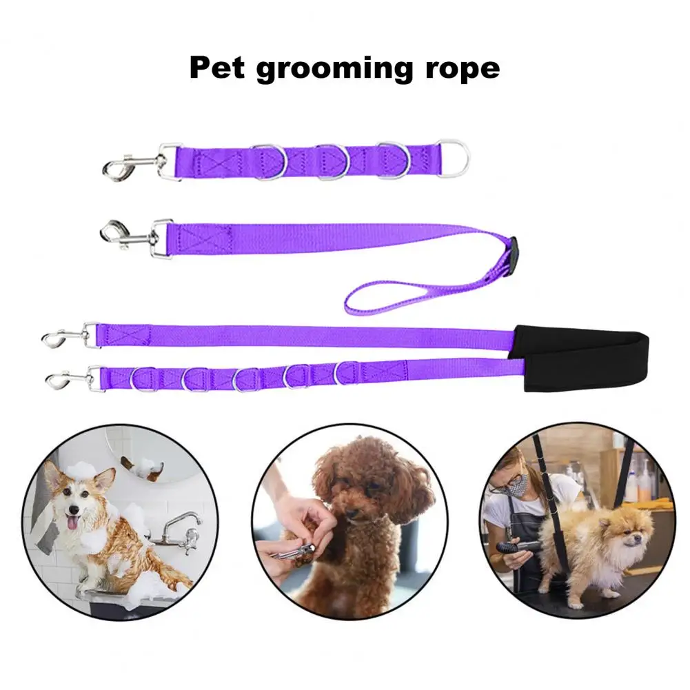 Adjustable Extension Strap Dog Collar Pet Grooming Loops Safety Rope Leash for Bathing Pet Traction Belt Collar Dog Harness