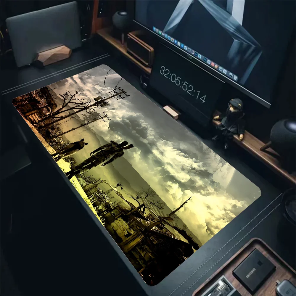 HD F-Fallout Mousepad Large Gaming Mouse Pad LockEdge Thickened Computer Keyboard Table Desk Mat