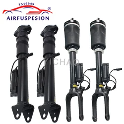 4pcs Front + Rear Air Suspension Shock Absorber with ADS For Mercedes W164 X164 ML GL Class 1643206013 1643202031 2005-2012