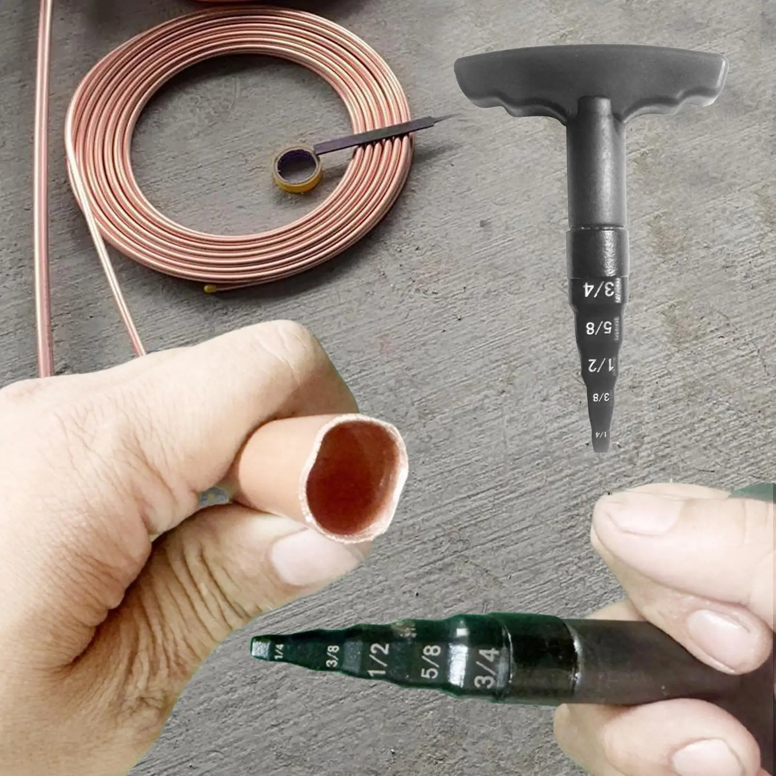 Pipe Deburring Tool Versatile Professional Multi Layer Calibration Reamer