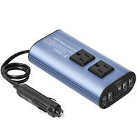 500W car power inverter DC 12V to AC 110V 220V improved modified sine wave power adapter 4 USB fast charging Universal EU