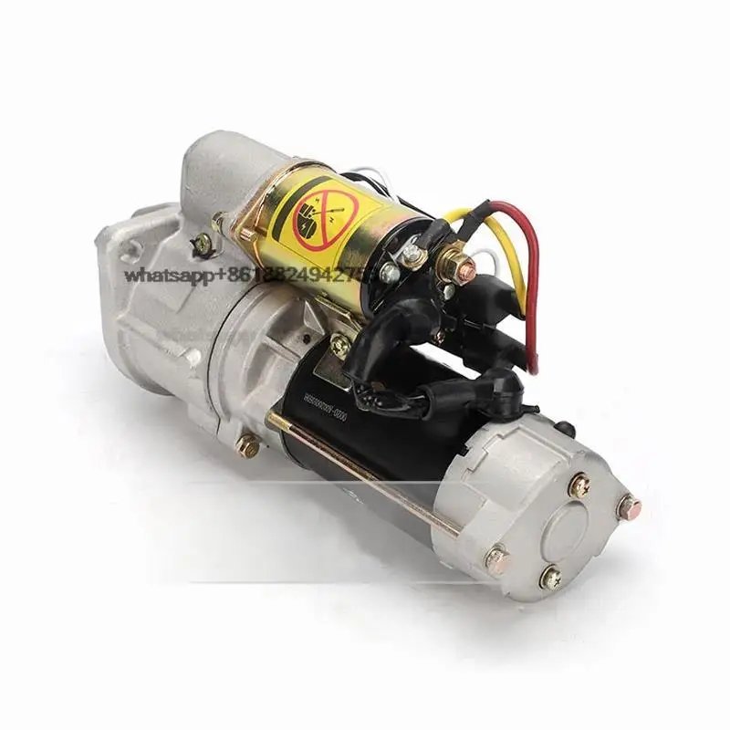 Hot selling 4BD1 engine starter motor 24V 2holes 9 teethes 4.5KW