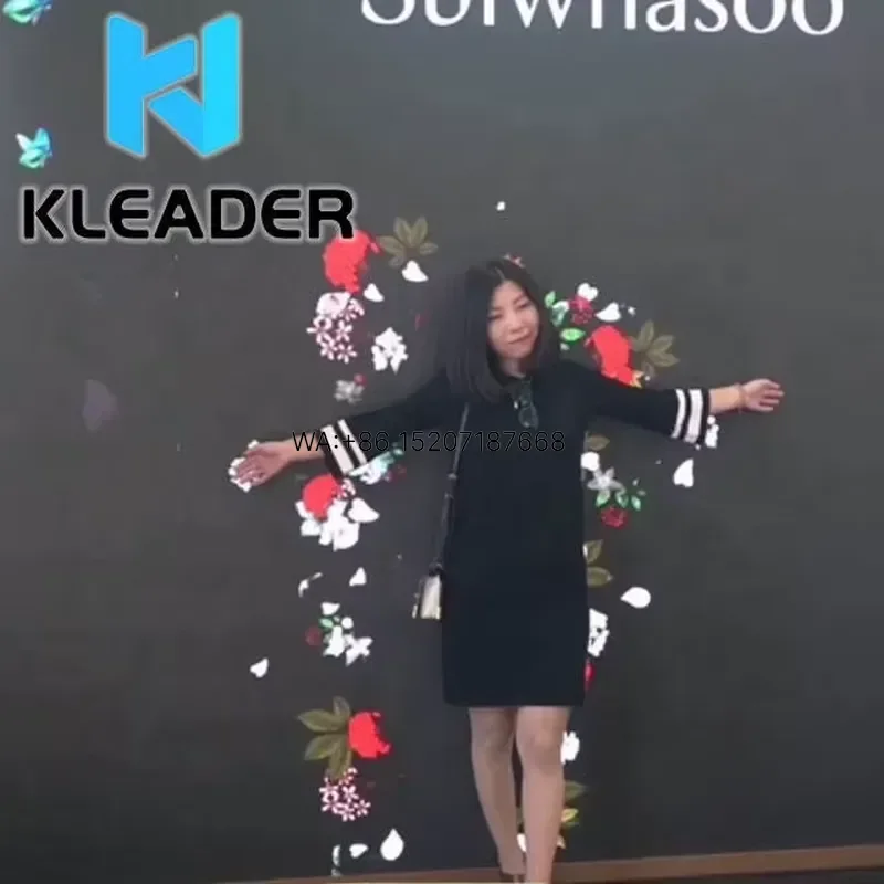 Wmwmnu Interactive Photo Wall for Event Wedding Mosaic Backdrop Decor Augmented Reality Selfie Digital Photo Booths With
