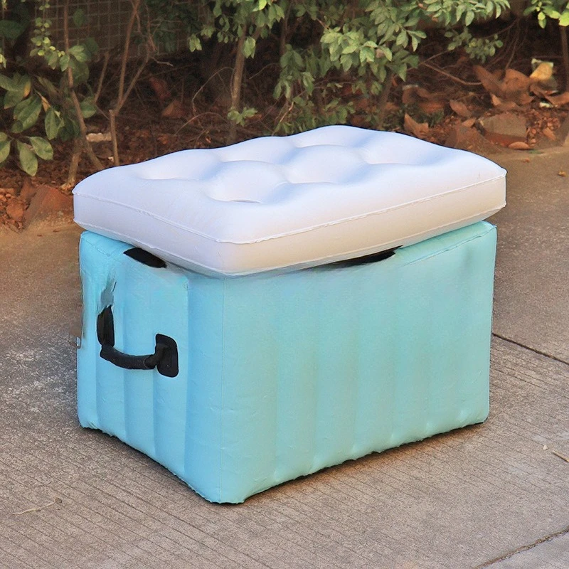 PVC inflatable square ice bucket, inflatable iced drink bucket, party drink bucket, cool ice bar
