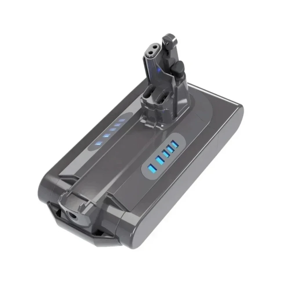 Batterie Li-ion de remplacement 21,6 V 6000 mAh pour Dyson V10 Animal/Absolute/Motorhead/Moelleux/Total Clean/SV12.
