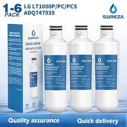 Filtro de agua de repuesto LT1000p para refrigerador LG, LT1000p, LT1000pc, ADQ74793501, MDJ64844601, Kenmore 9980, paquete de 2 a 6 unidades