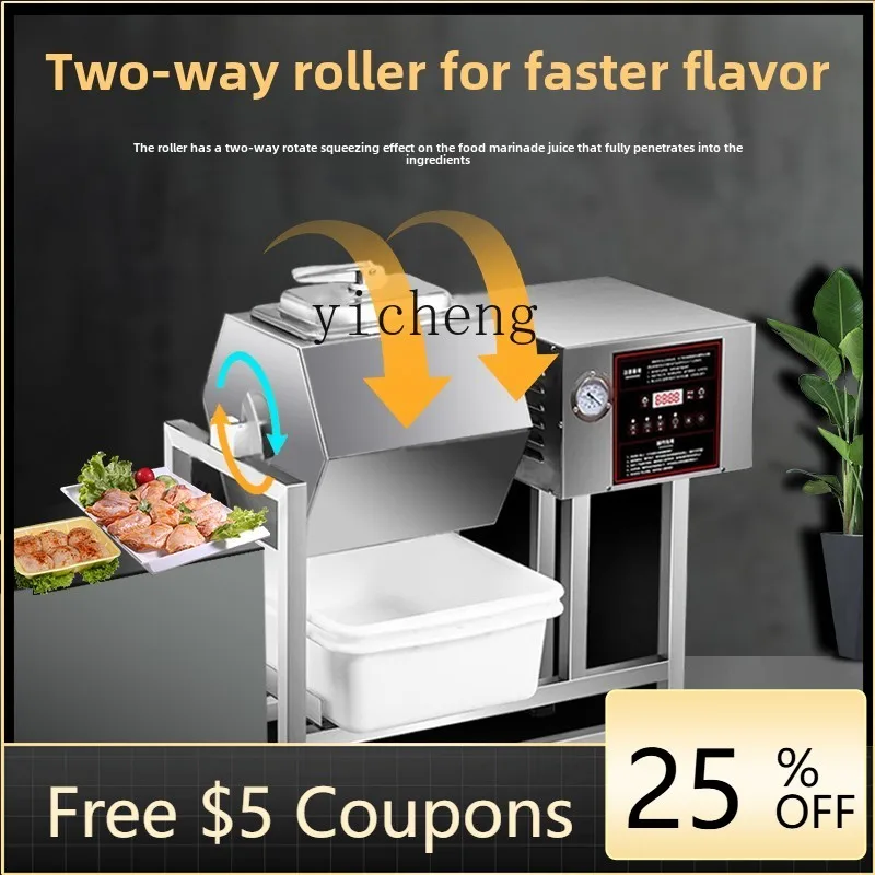 Máquina de decapado BB, máquina comercial de caída al vacío de carne con pepinillos para juntas de hamburguesa pequeña