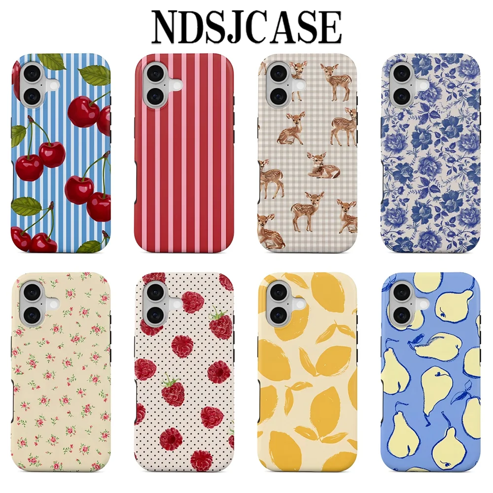 Luxuriöse Clmj Little Things Handyhülle für iPhone 17 17e 16e 16 15 14 13 12 11 X XS XR Air Pro Max Plus Doppelschichtige Rückabdeckung
