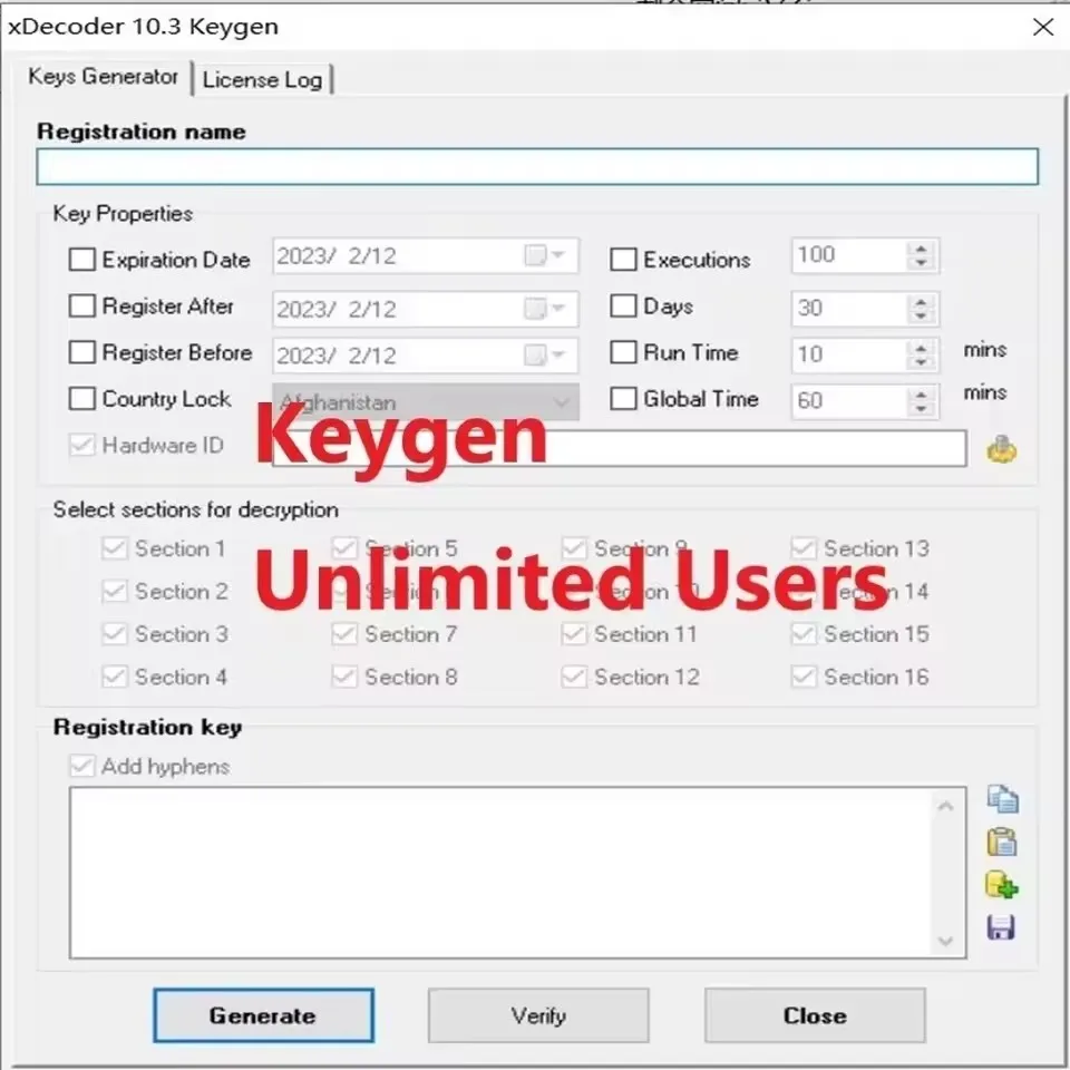 

2024 Hot Sales Xdecoder 10.3 with Keygen DTC Remover Crack DTC OFF Delete Software Full Verison for Hyundai/VAG EDC15 Xdecoder
