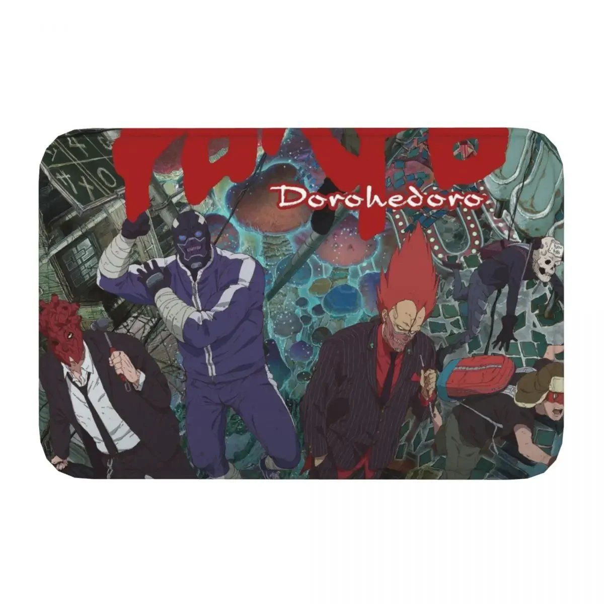 Dorohedoro Cayman Ebisu Fujita Non-Slip Carpet Doormat Living Room Bathroom Mat Entrance Door Decoration Rug