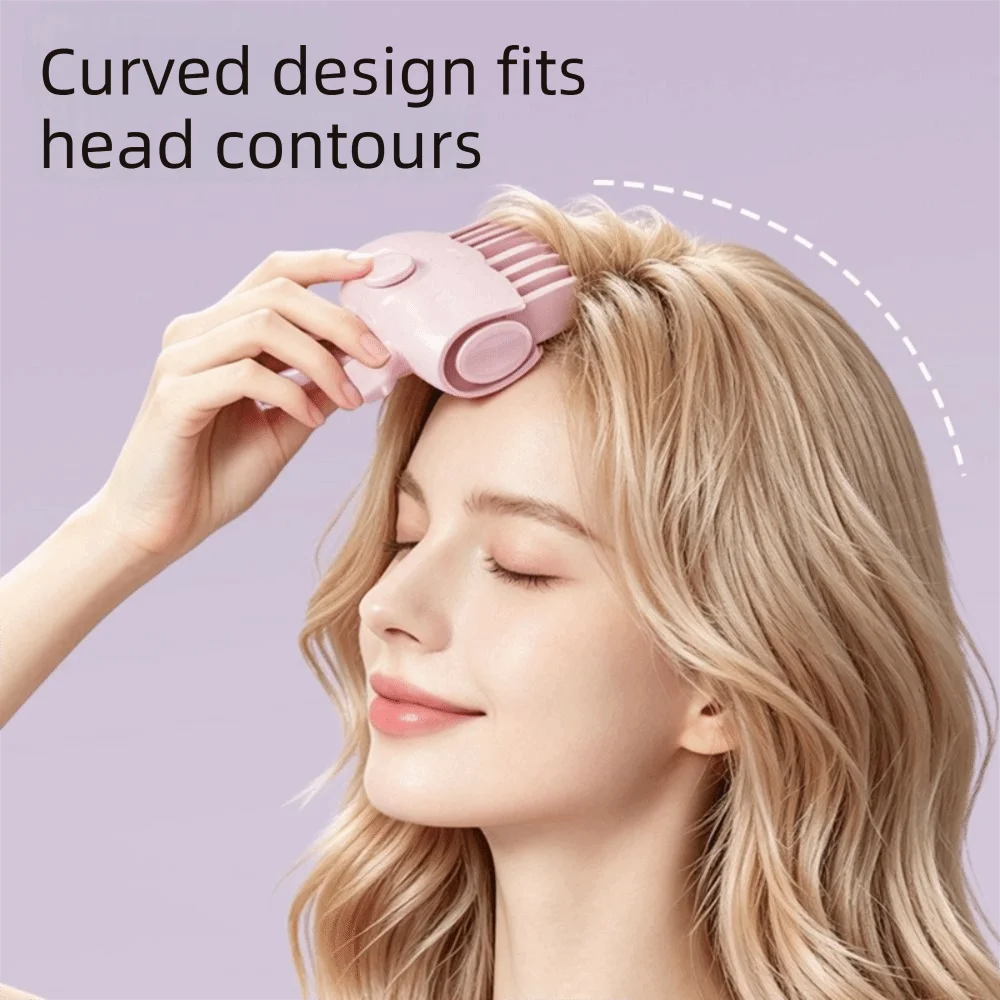DIY Tools Electric Heating Hair Roots Fixed Shape Clip Non-Slip Heat Resistant Volume Bangs Clip Durable Portable