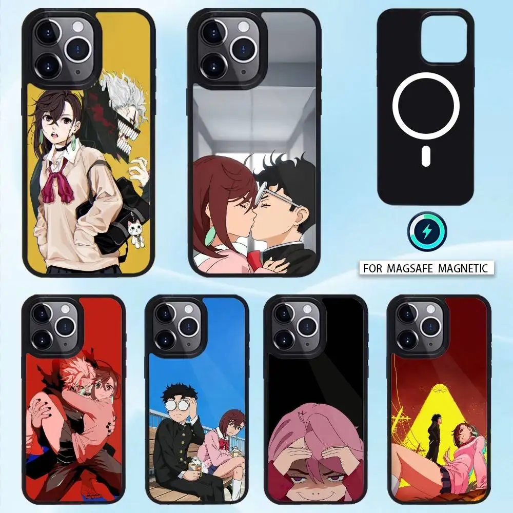 

Anime D-Dandadan Phone Case For iPhone 16,15,14,13,12,Pro,Max For Magsafe Magnetic Wireless Charging