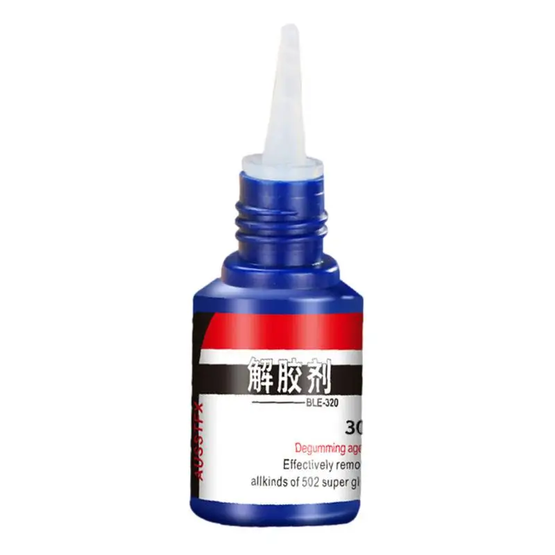 

30ml Superglue Remover Cleaner Glue Adhesive Debonder Bottle Resin Liquid Glue Debonder Remover Cleaning Adhesive Liquid Tool