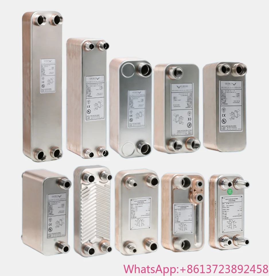Factory Supply Stainless Steel Brazed HVAC Plate Heat Exchanger B3-030B Heating Evaporator Heat Pump