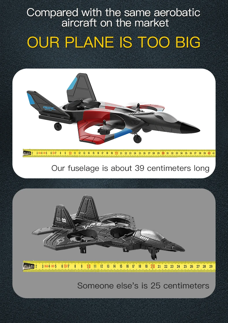 V27 Fighter Hobby RC Plane 2.4G Zdalnie sterowany latający szybowiec z oświetleniem LED Samolot z pianki EPP Zabawki RC Drone na prezenty dla dzieci