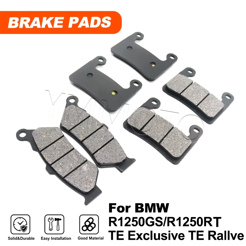 For BMW R1250GS Exclusive TE R1250RT 2019 2020 Motorcycle Front Rear Brake Pads R 1250 GS Rallye TE R1250 RT SE LE