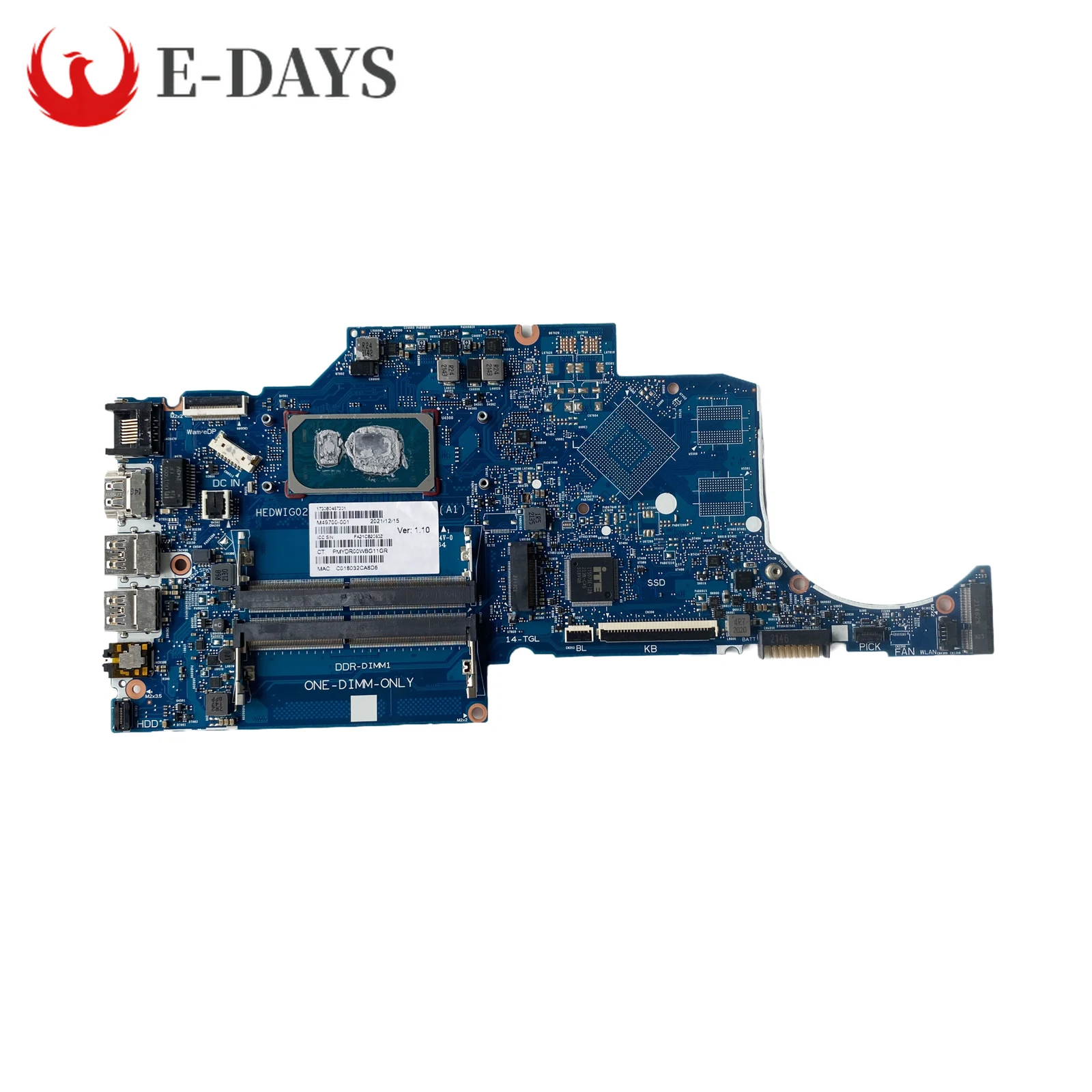 

Материнская плата 240 G8 6050A3285801, материнская плата для ноутбука HP CPU I3-1115G1 I5-1135G7 I7-1165G7 UMA